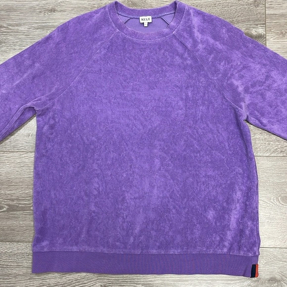 KULE The Terry Franny Pullover Crewneck Raglan Long Sleeve Sweatshirt S - Picture 3 of 15